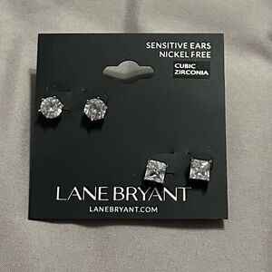 Lane Bryant Stud Earrings Duo NWT
